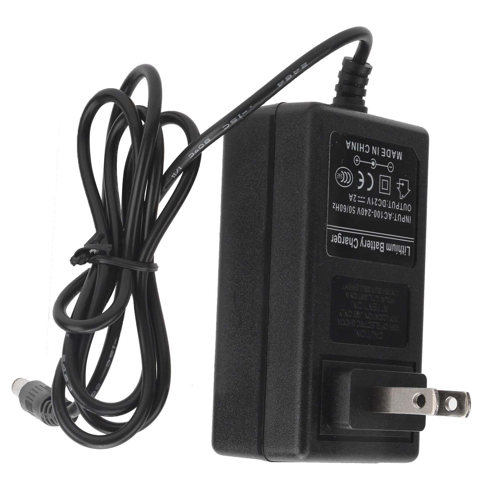 POENVFPO 21V 2A Lithium Battery Charger, PC Engineering Plastic Shell with Intelligent Overvoltage Overload Short Circuit Protection, Wide Input Voltage for Power Tools and Devices — view 5
