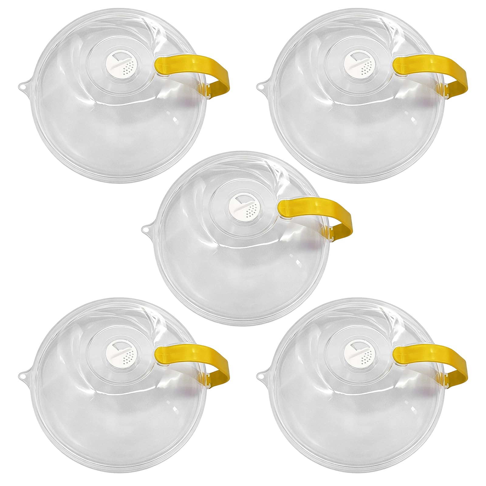 NMFLAB Of 5 Microwave Safe Food Covers Design Dishwasher Safe Oven Lid