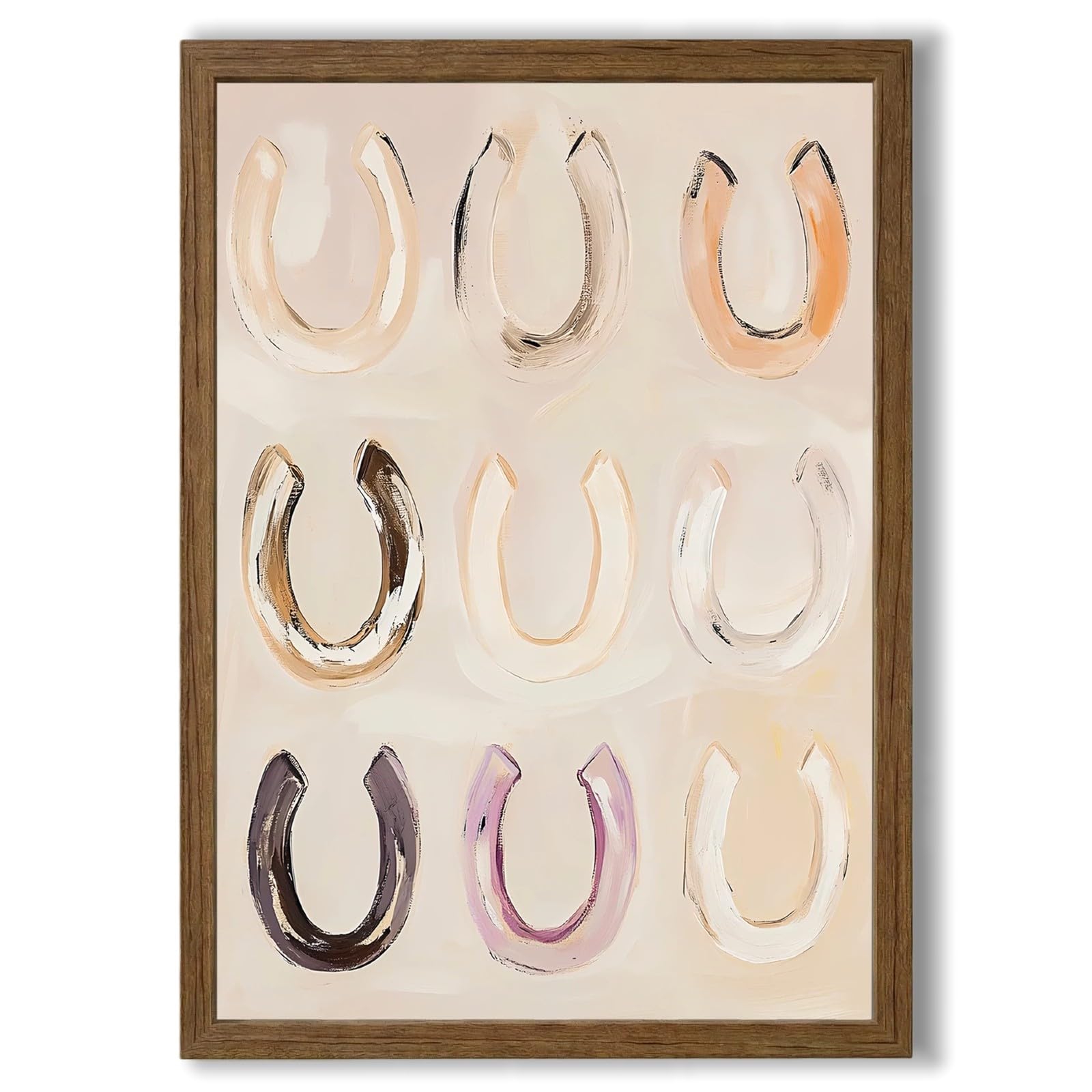 Budkumo Framed Horseshoe Canvas