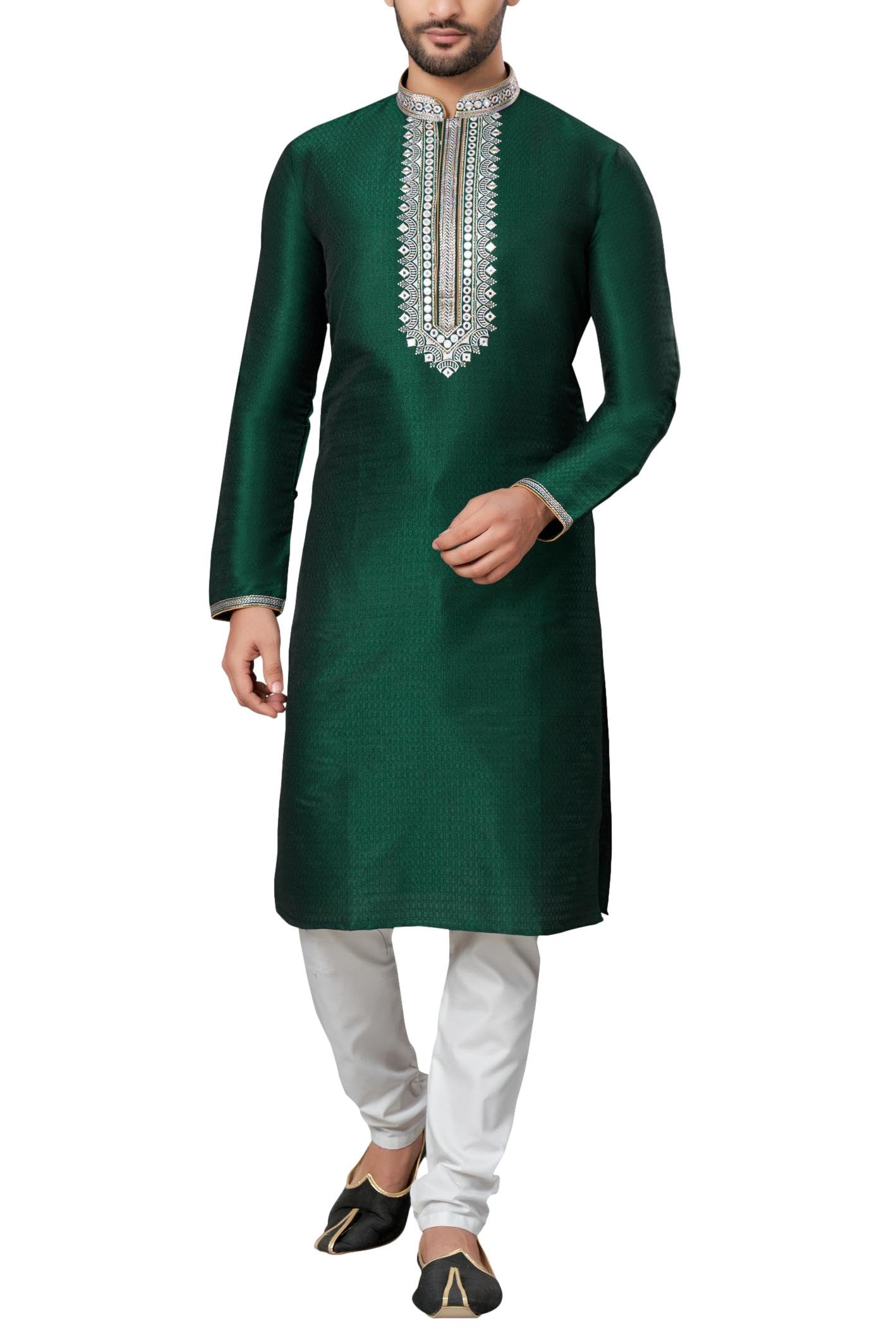 SK123 Men's Kurta Pajama Set Indian Traditional Party Wear Outfit