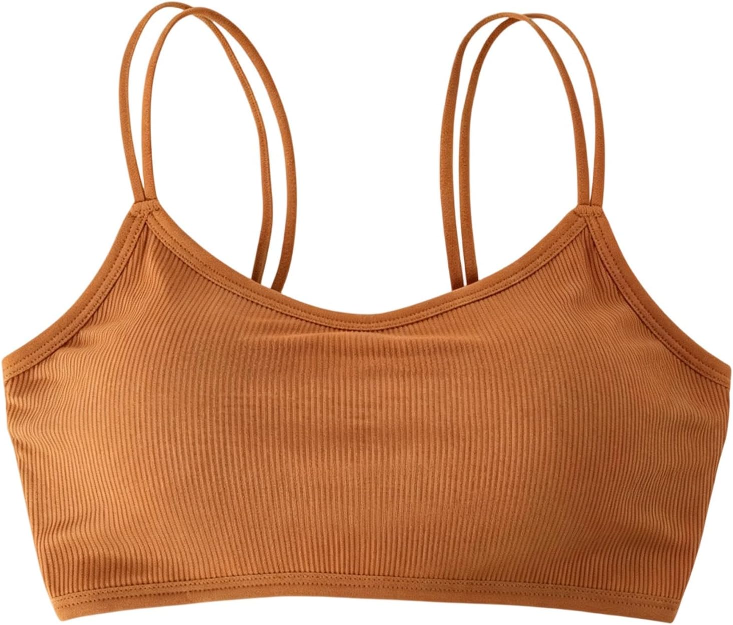 Women’s Seamless Bras Spaghetti Strap Supportive Active Wear Sports Bras Full Coverage Wireless Comfort Bralettes