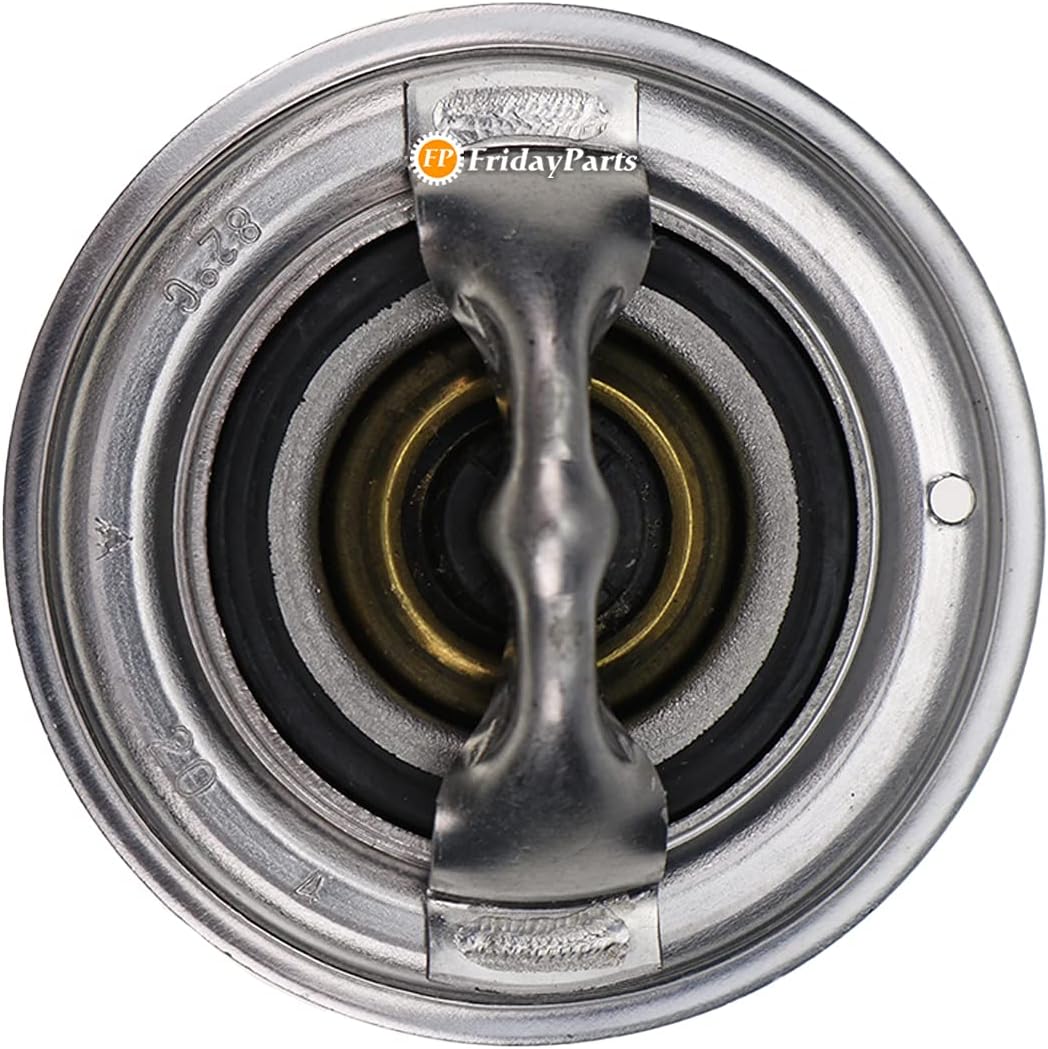 FridayParts Thermostat 8972112090 8-97211209-0 Compatible for Isuzu 3LD1 3LD2 4JG1 4JG2 4LB1 4LC1 4LE1 Engine Replacement