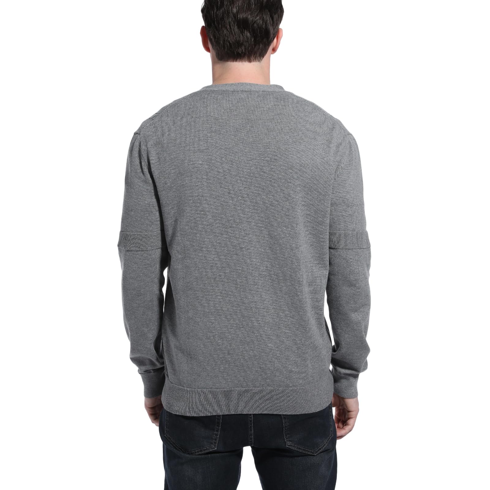 Cardigan da Uomo Maglieria Scollo V Cardigan con Tasche Cotone a Maniche Lunghe Maglione Elegante e Casual Giacca Leggera per Ufficio e Appuntamenti Taglie S-XXL
