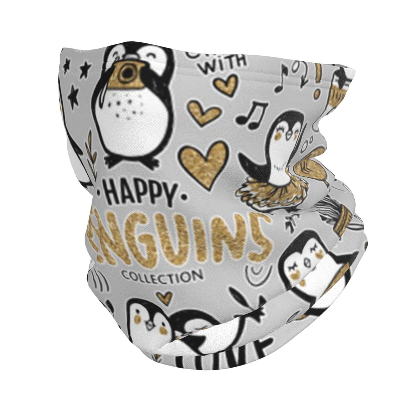 Multifunctional Headwear Cute Cartoon Penguin Ourdoor Face Balaclavas Neck Gaiter Bandanas Scarf For Men Women Outdoor Sports