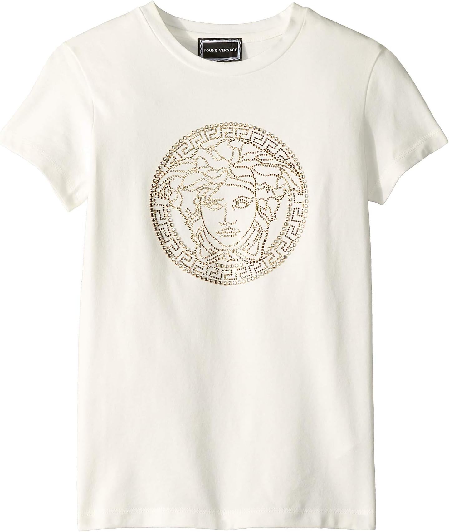 Medusa Strass Logo Tee (Big Kids)