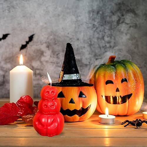 Miniatura 2 de Moldes de velas de calabaza, moldes de silicona 3D de calabaza de Halloween para resina epoxi, fabricación de velas, jabón hecho a mano, fabricación