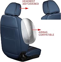 Vista 62 de GXT Bench Seat Cover, Premium Faux Leather Bench Seat Covers for Trucks - Universal Fit for Most Sedans SUV Pick-up Truck, Durable for Long Lasting