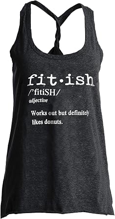 IRISGOD Womens Workout Tank Tops Summer Graphic Twisted Back Sleeveless Tops Athletic Gym Shirts