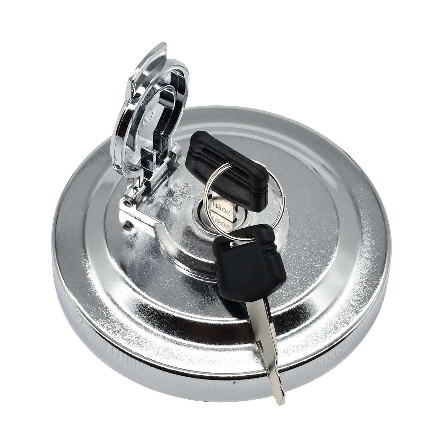 Verrouillable Bouchon Du Réservoir De Carburant avec 2 800R Touches 4361638 AT321249 Compatible avec John Deere Pelle 70D 490D 790D 992DLC Compatible avec Hitachi Pelle EX120-2