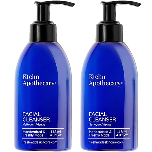 Jabón facial espumoso hidratante natural  Limpiador facial de alto rendimiento pero suave, que no se seca  Revela una piel más suave, tersa y