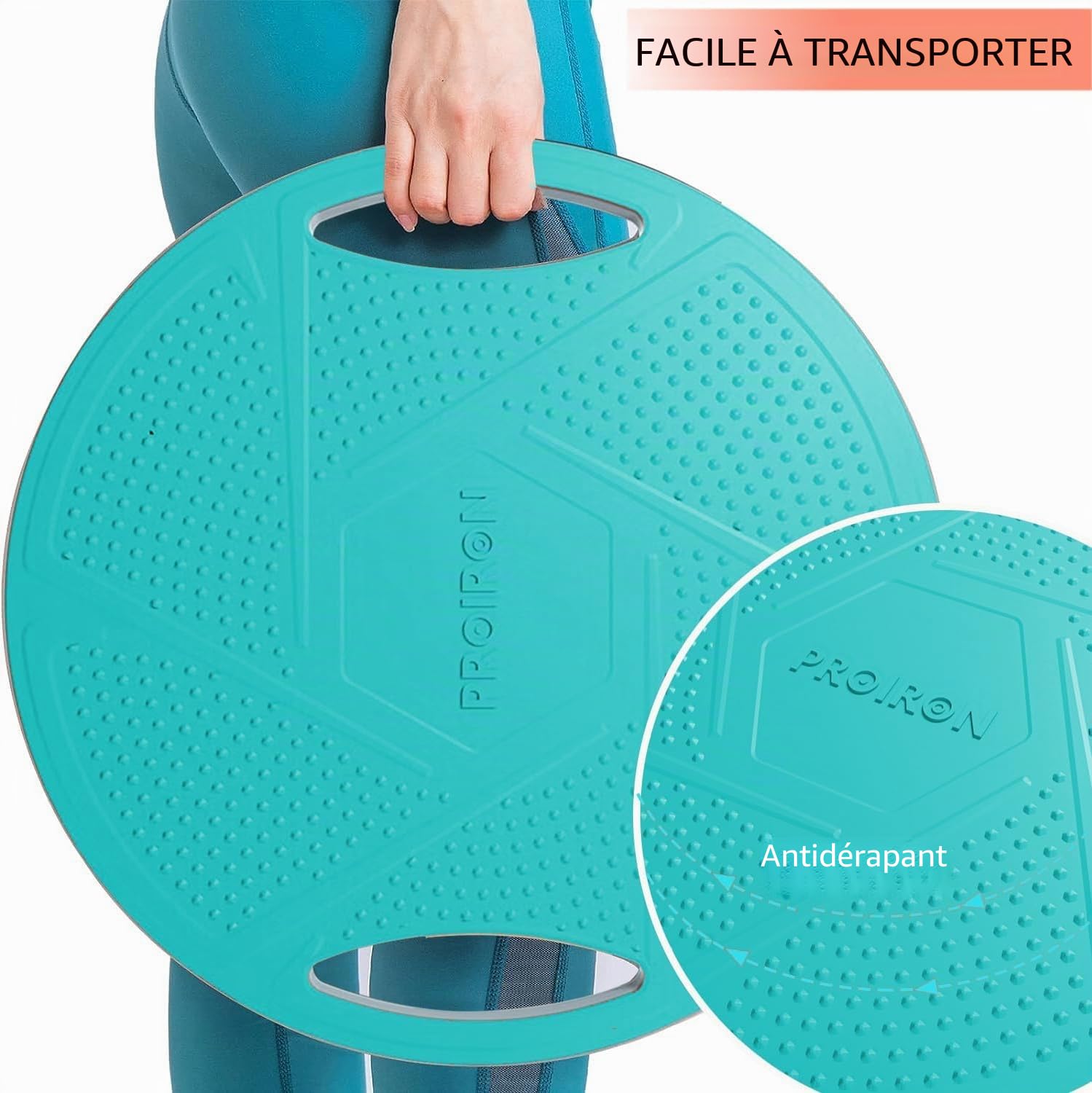 PROIRON Planche d’équilibre Balance Board Entraînement d'équilibre 42cm