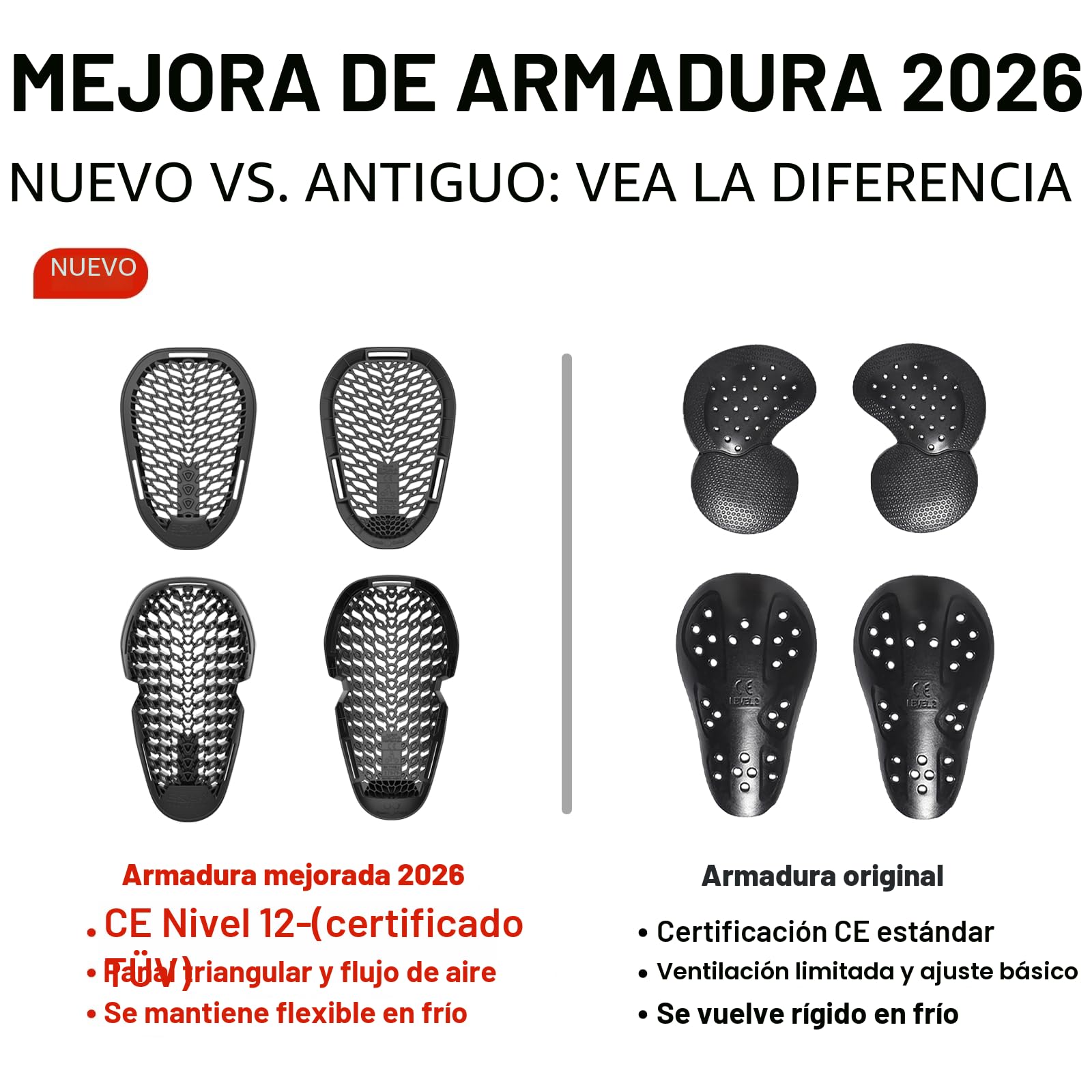 CTBQiTom Pantalón Moto para Hombre con Revestimiento Protector de aramida Pantalón de Moto con Coraza Desmontable CE