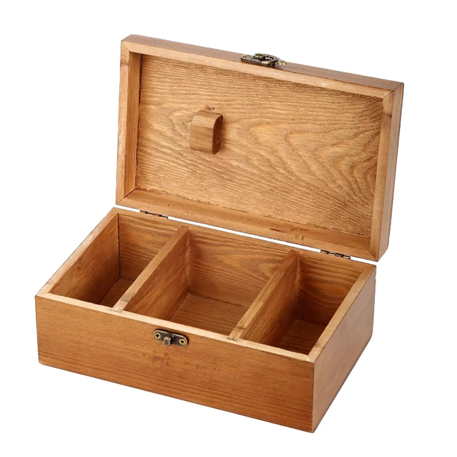 Scatola da cucito in legno, scatola, cestino, vuota, modello vintage, portatile, for cucire