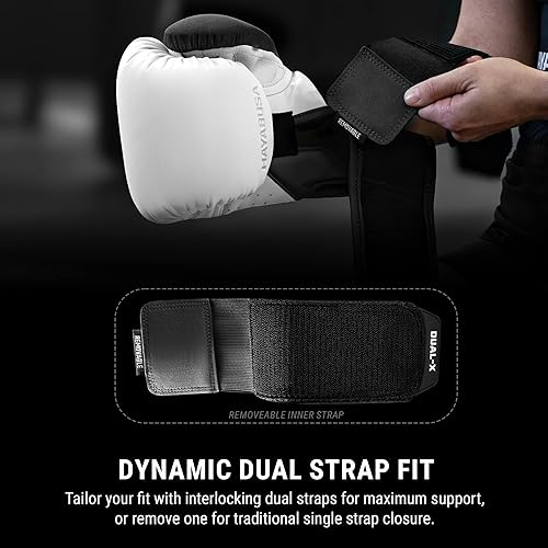 Miniatura 4 de Guantes de boxeo Hayabusa T360 – Ergonomía revolucionaria de la mano | Soporte de muñeca potenciado | Cierre de correa simple o doble |