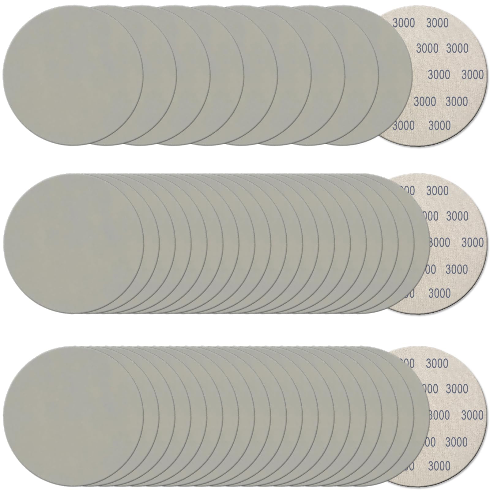 5 Inch Sanding Discs - 50 Pcs Hook & Loop -14