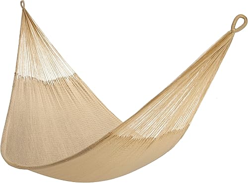 Yellow Leaf Hammocks - Hamaca tejida a mano de tamaño doble, con capacidad para 1 a 2 personas, 400 libras máximo, resistente a la intemperie,