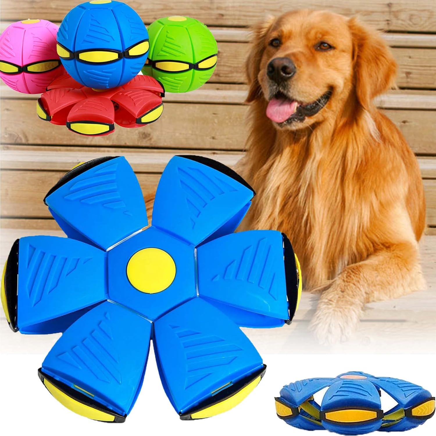 TTEDMO 2023 New Pet Toy Flying Saucer Ball, Flying Saucer