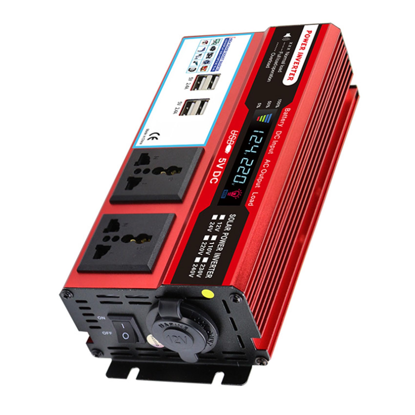 Onduleur solaire 500W pour camping-car et autonomie en plein air