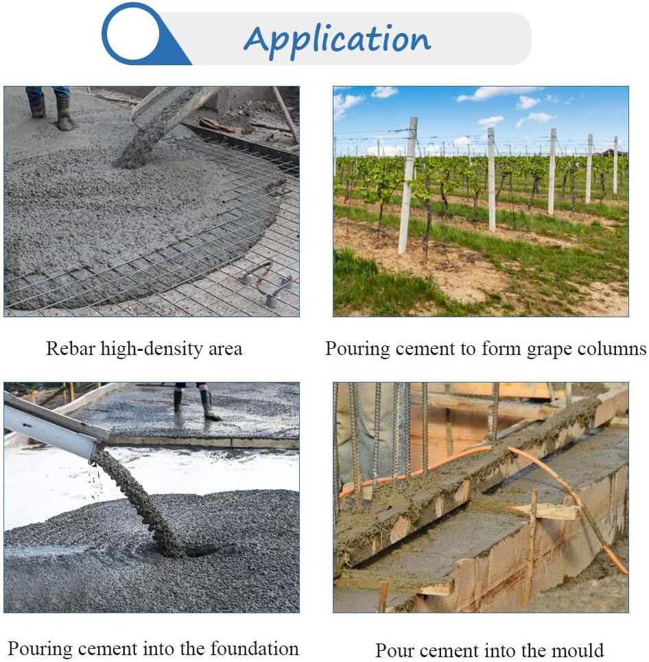Suреr Bіg Clеаrаnсе! YJINGRUI Hand Held Concrete Vibrator 5ft 110V Electric Concrete Vibrating Shaft Rod 3000 Vibrations Per Minute 800W Flаѕh Dеаlѕ - 60% оƒƒ YJINGRUI Hand Held Concrete Vibrator 5ft 110V Electric Concrete Vibrating Shaft Rod 3000 Vibrations Per Minute 800W