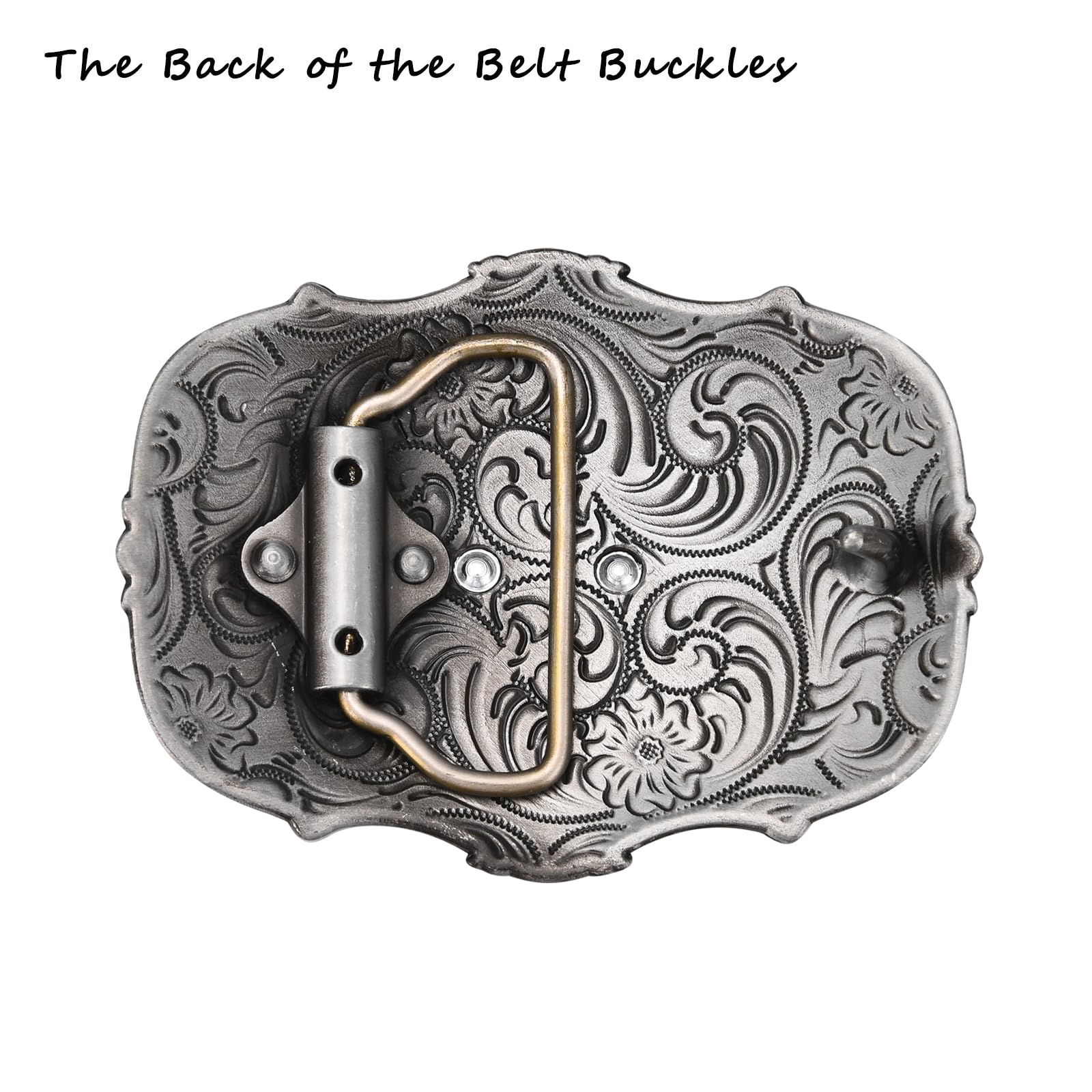 MUSVIKY Western Belt Buckle Cowboy Rodeo Religion Faith Celtic Cross Horse Horseman Design Belt Buckle for Men Cowboy