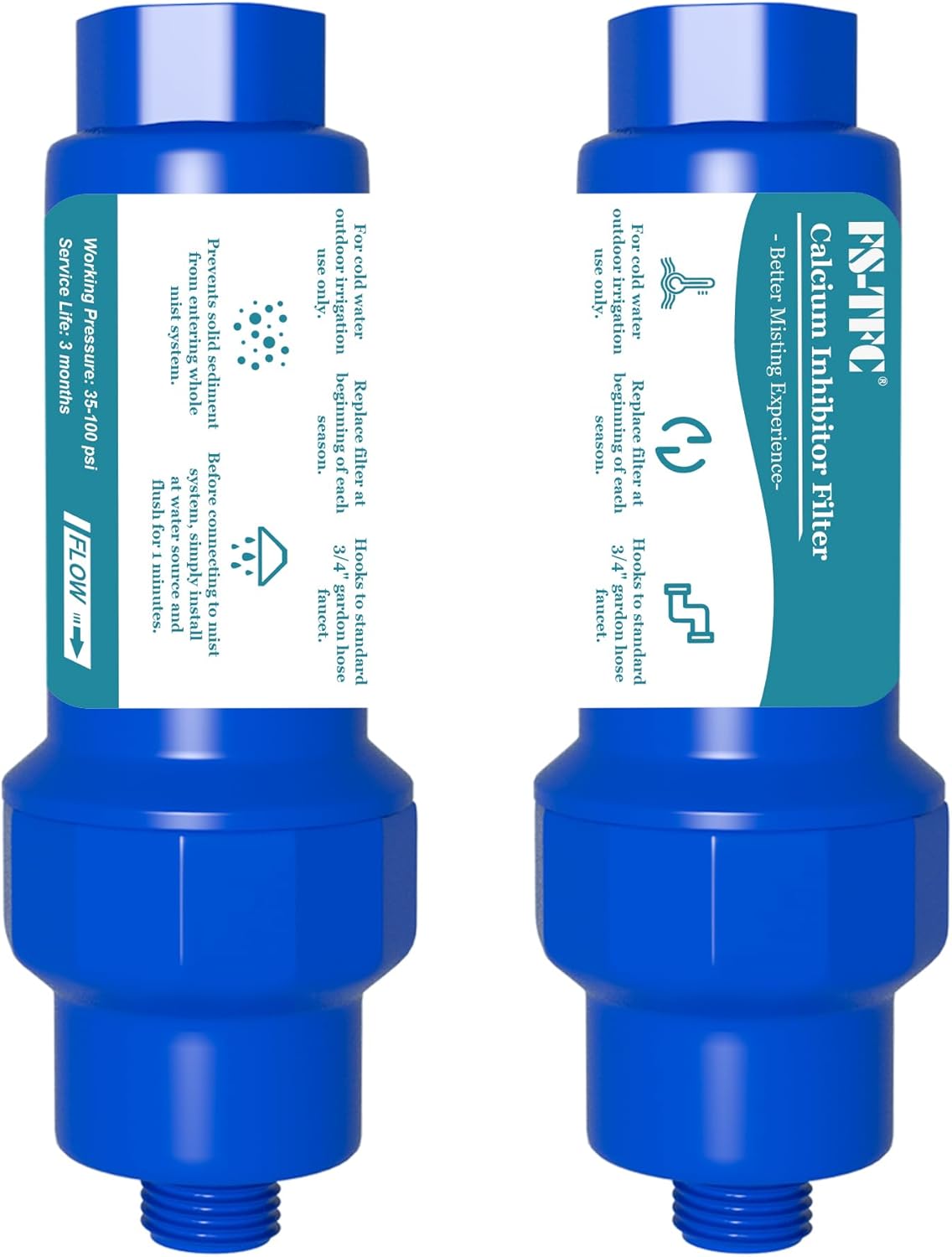 FSTFC Calcium Inhibitor Filter, Removable and Replaceable