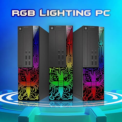 Miniatura 4 de Dell Gaming OptiPlex Computadora de escritorio RGB PC Intel Core i7 34GHz AMD RX 550 4GB GDDR5 HDMI 16GB RAM SSD de 512GB teclado y mouse RGB para
