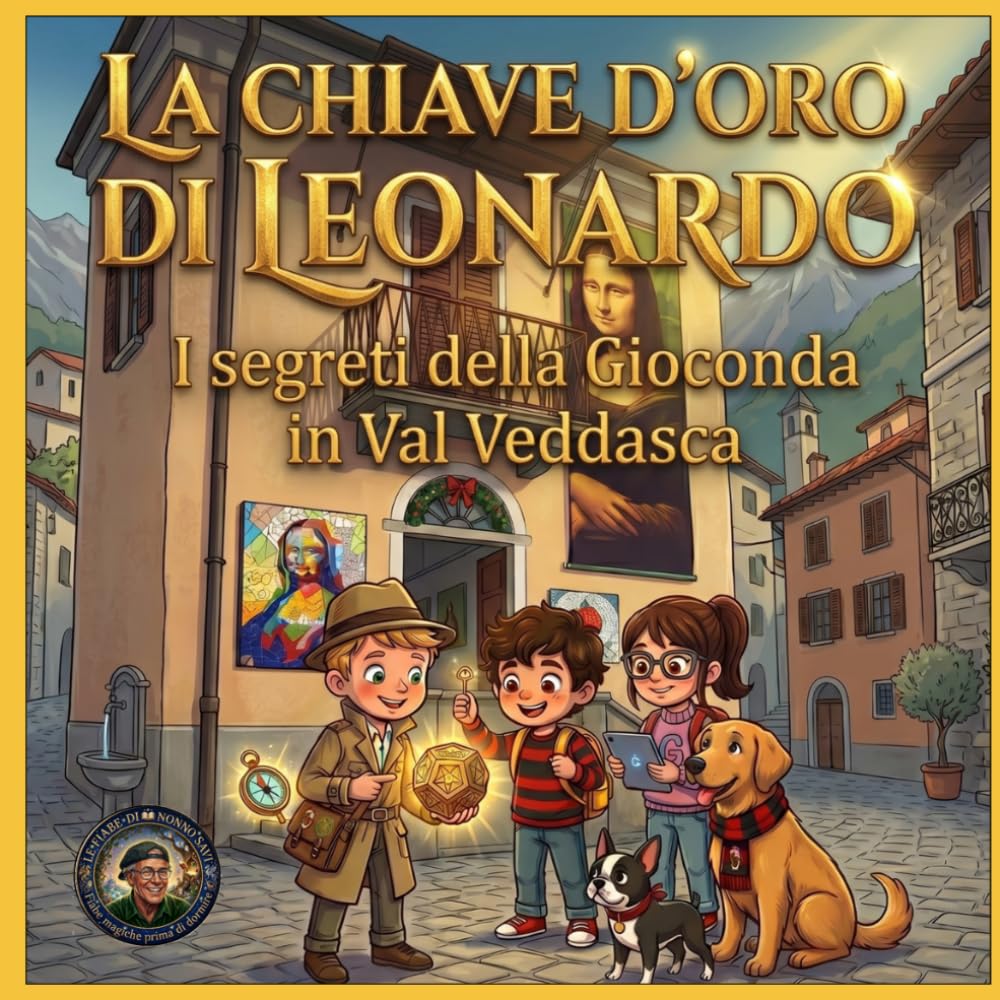 La Chiave d'Oro di Leonardo: I segreti della Gioconda in Val Veddasca (Le fiabe per dormire di Nonno Savi)