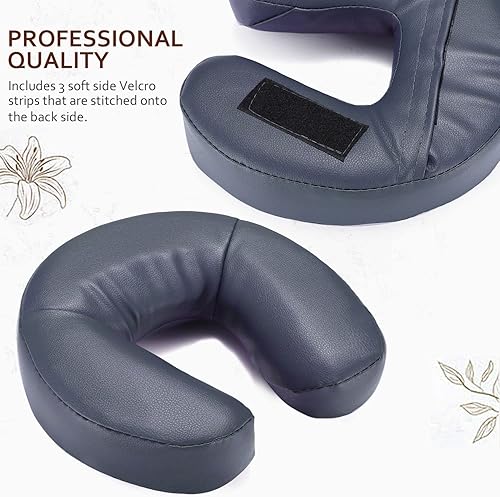 Miniatura 6 de Noverlife Cojín de masaje para la cara, reposacabezas profesional en forma de U, almohada de posición prona, para mesas de masaje, masaje estándar,
