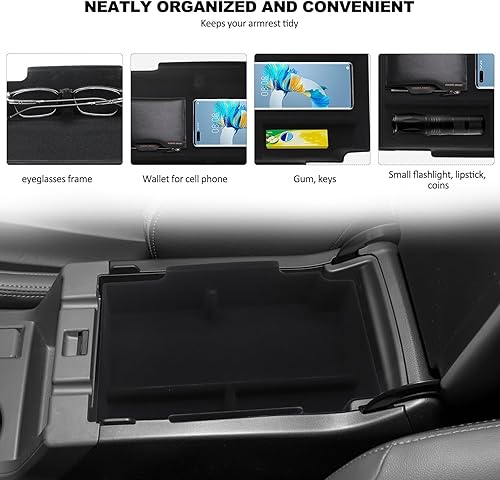 Miniatura 3 de TUAMFO Organizador de consola central para Subaru Crosstrek 2024 2024 Subaru Crosstrek 2024 Subaru Impreza 2024, bandeja de consola Crosstrek e