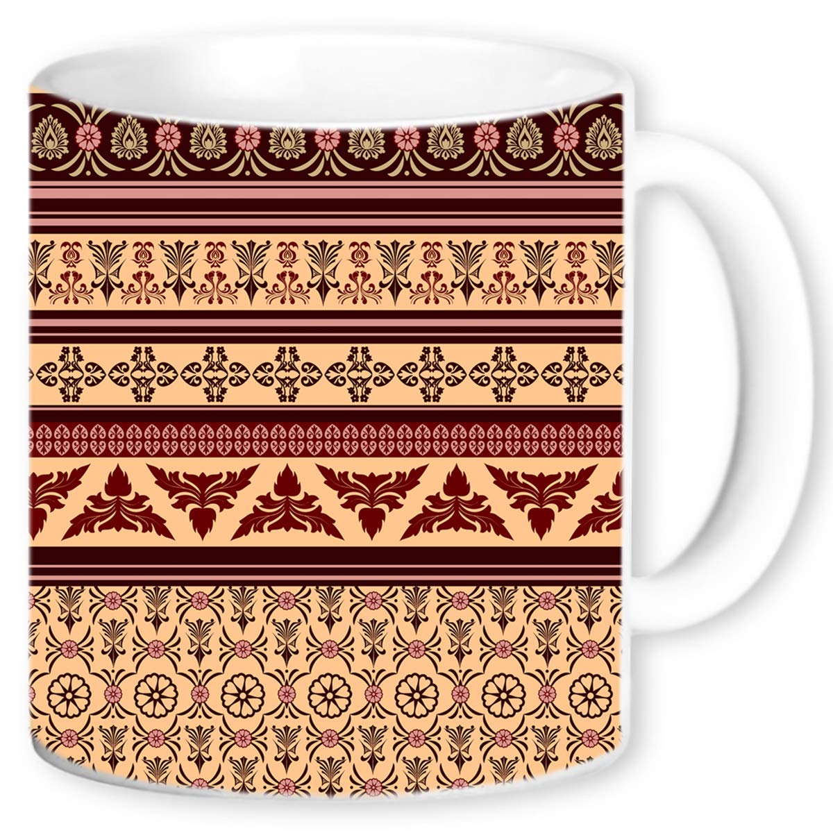 Buy FirkyPrinted Ceramic Coffee Mug 350 ml Printed Milk Mugs