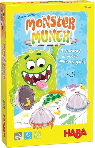 HABA Monster Munch - Un juego de memoria delicioso y asqueroso para mayores de 5 años