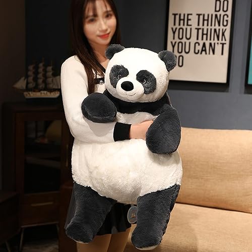 Miniatura 4 de Animales de peluche con peso de panda, 21.5" 5.2 libras, peluche de panda con peso grande, almohada de juguete de animal de peluche con peso,