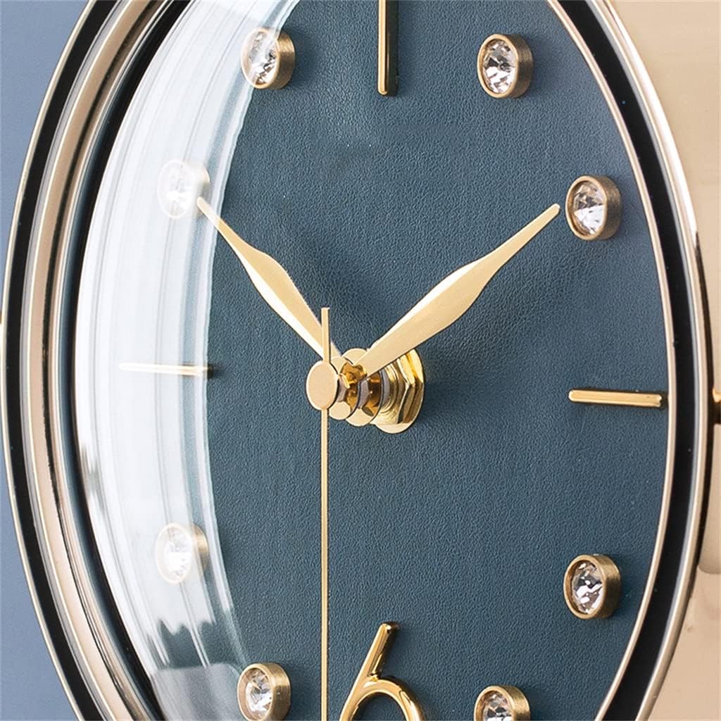 Desktop Clock Table-Clock Modern Pendulum Office Home-Decor Digital Nordic-Mute Metal Desk Clock