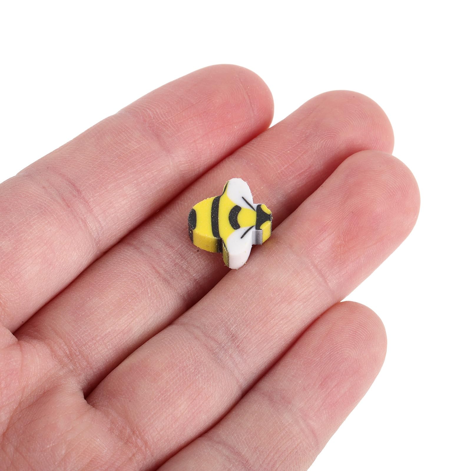 TOYANDONA Gomme D'abeille Jaune en Tpr pour Garçon et Filles, Mini Gomme pour École, pour Fournitures Scolaires et Activités Créatives