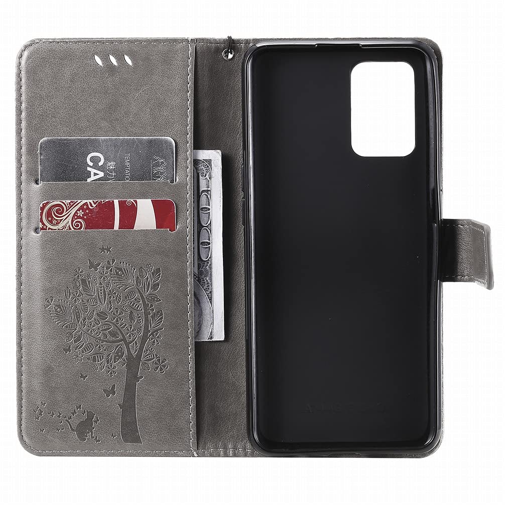 Laybomo Flip Cover for Oppo A74 4G Case, PU Leather Wallet Case for Oppo F19 4G - Image 2