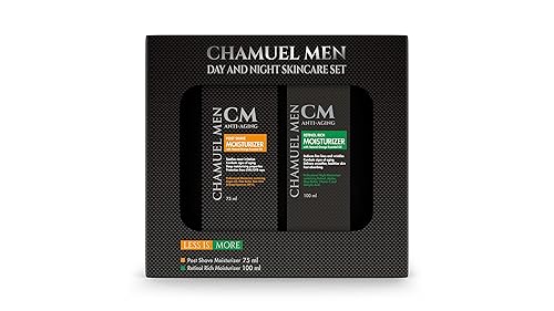 Miniatura 8 de MEN Day & Night Skin Care Set para hombres  Incluye hidratante antienvejecimiento para después del afeitado + hidratante nocturno con retinol. El