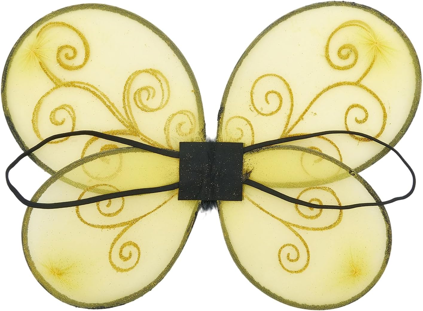 Women Halloween Yellow Bee Wings Cute Ladybug Wings with Tail for Dress Up | Womens Halloween Ladybug Wings with Tail Cute Yellow Bee Wings Costume Accessories for Dress Up Party