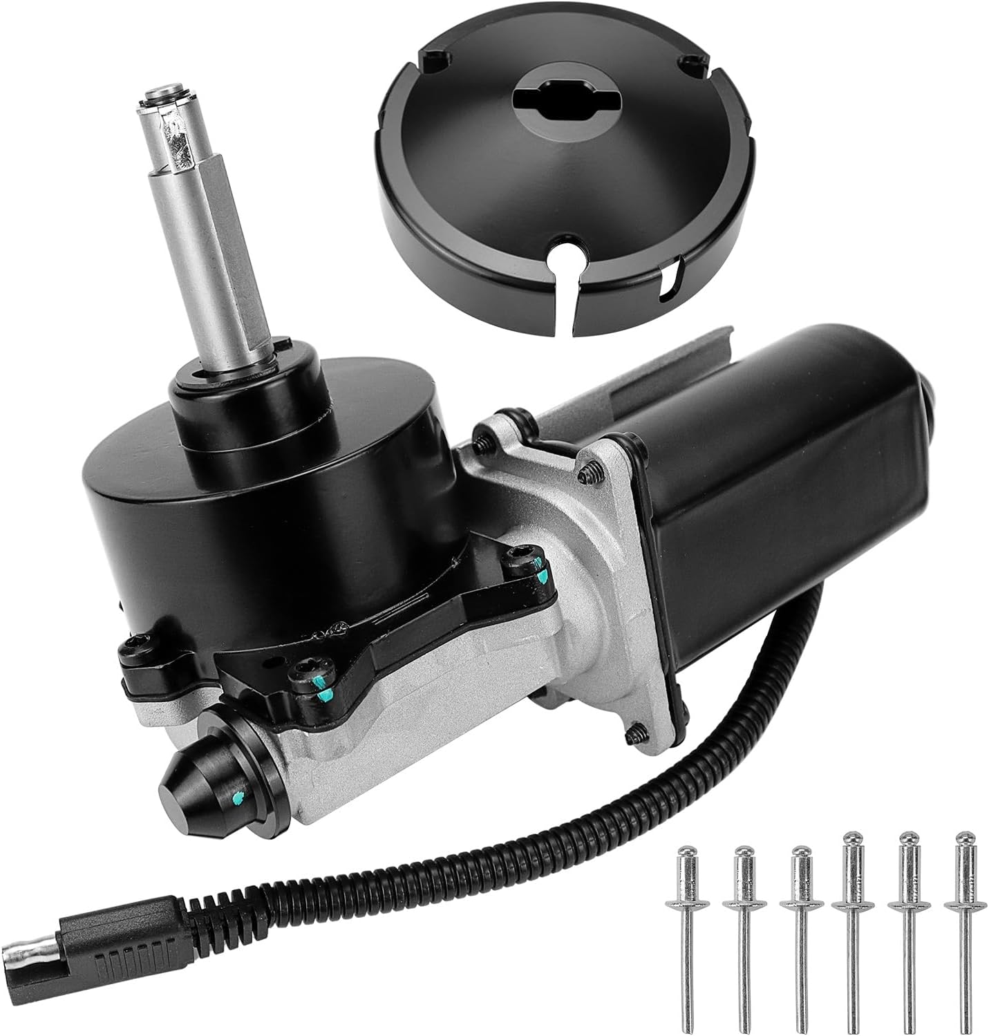 3317084.000U RV Awning Motor Drive Repair Kit Assembly - Compatible with Dometic 9200 Series Power Awnings, Replace# 3316605.001, 3316605.017 （Black）