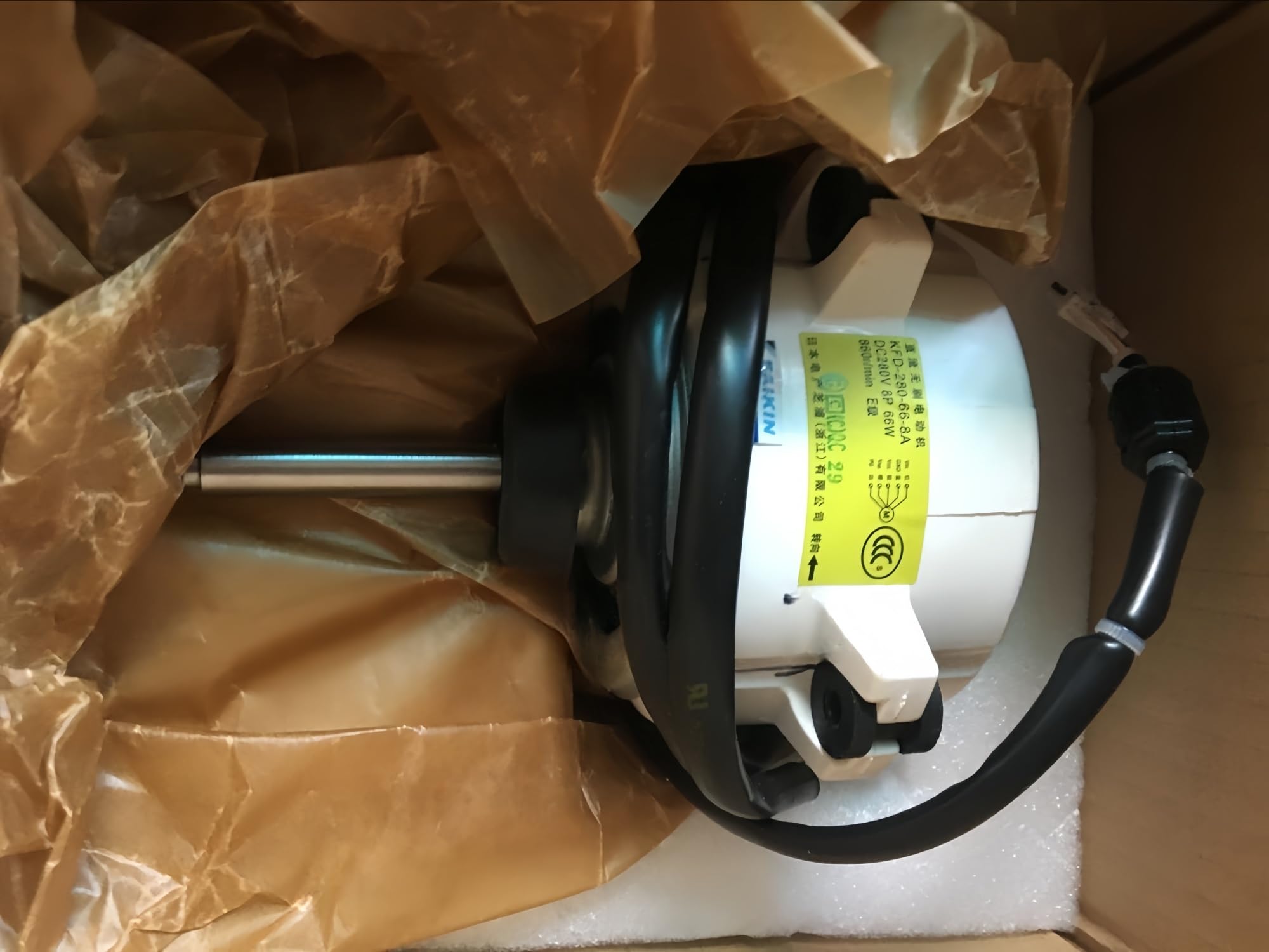 Motor De Ventilador KFD-280-66-8A De 66 W, Compatible con Daikin 4MXS100EV2C Y PMXS4GV2C Aires Acondicionados