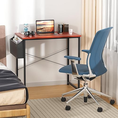 Miniatura 2 de Athena Collection Escritorio para computadora de juegos de 32 pulgadas, escritorio de oficina en casa, escritorio de estudio con bolsa de