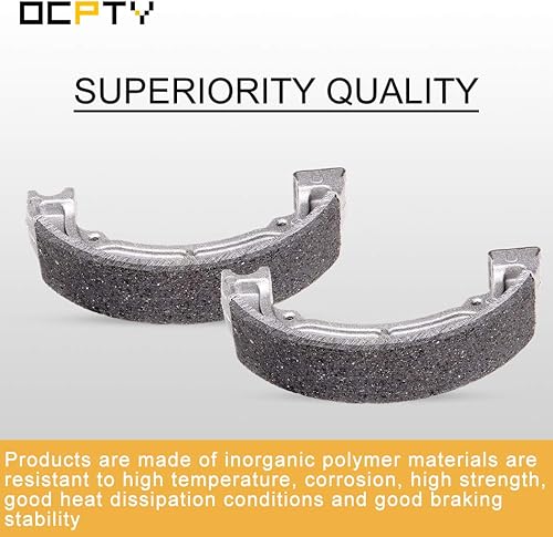 Miniatura 4 de OCPTY Zapatas de freno aptas para Kawasaki Bayou 250 Delanteras 2003 2004 2005 2006 2007 2008 2009 2010
