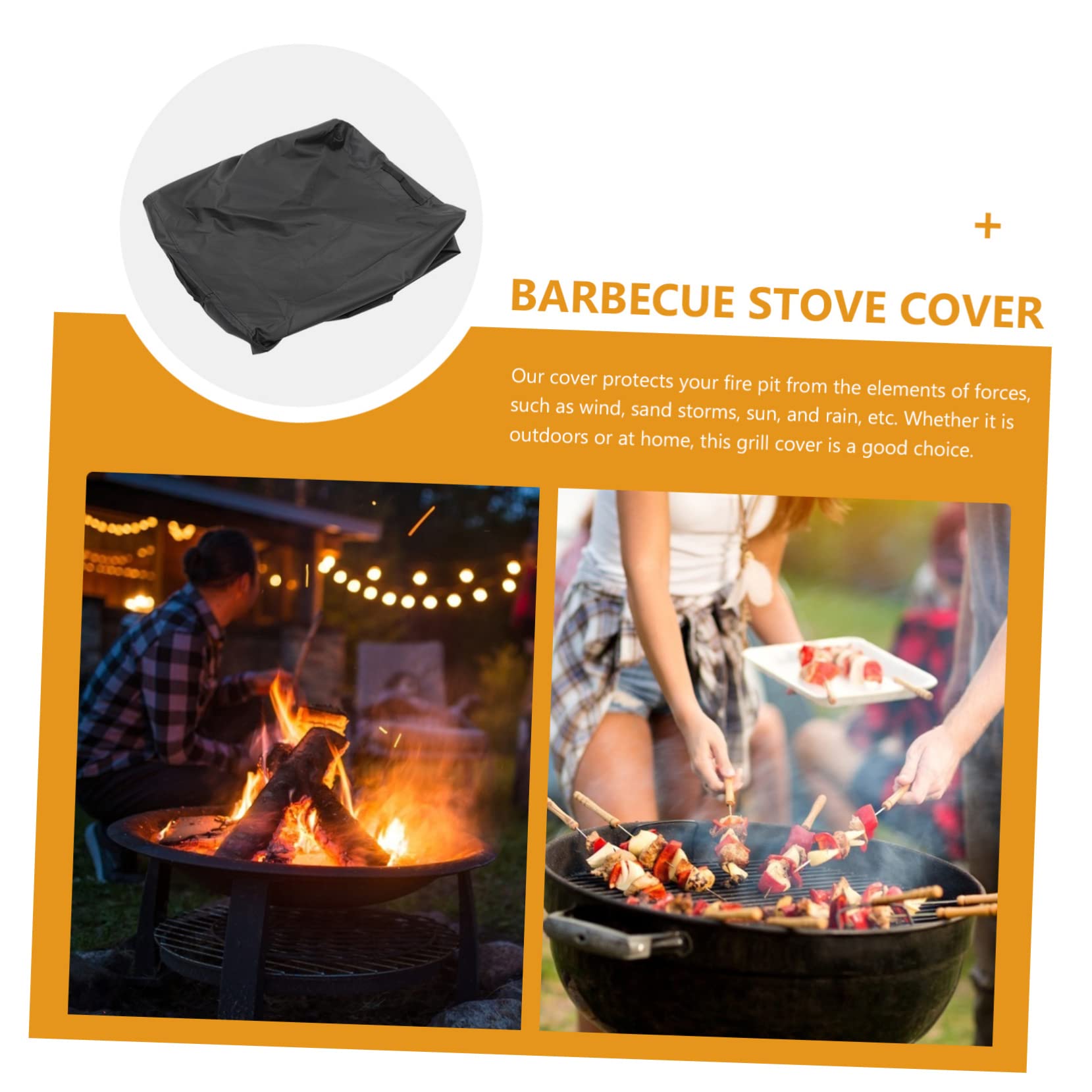 TOYANDONA Funda para Estufa de Barbacoa Funda Protectora para Fogatas Accesorio para Fogata para Barbacoa para Uso al Aire