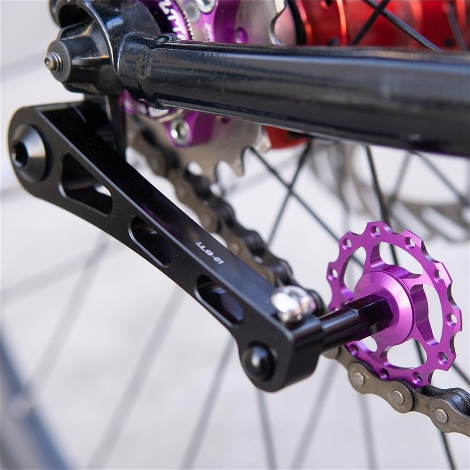 Kaseta Rowerowa Pasuje do ZTTO MTB Składany rower Jednobiegowy Napinacz łańcucha Zestaw 1x Koło Wolne 1 Owalne Koło Pasowe Jockey Narzędzie do Przerzutki Speed Cassette