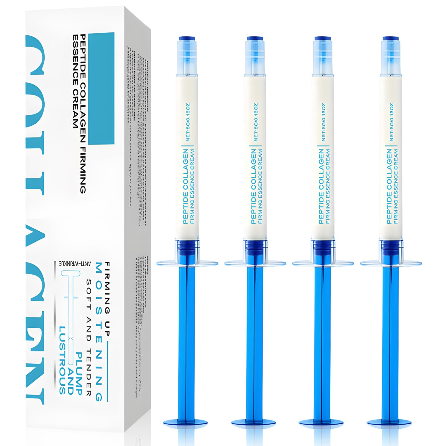 Polypeptide Collagen Polypeptide Collagen Elastic Essence Cream Micro-Molecular Firming and Lifting Lotion for Tightening Skin 2 pcs box