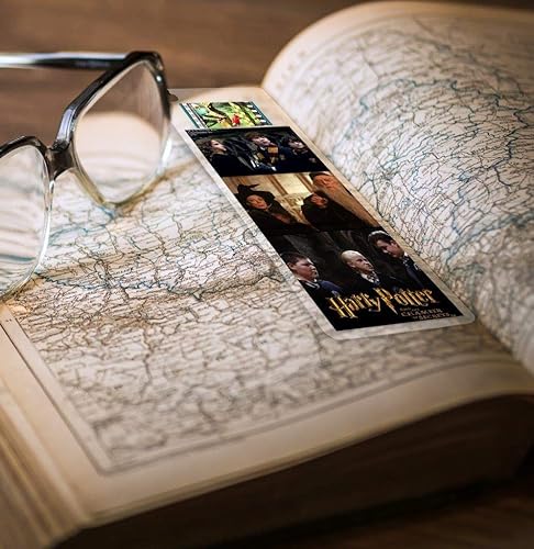 Miniatura 2 de FilmCells - Marcador de libros de Harry Potter (escenas) con borla y clip de película real de 1.378 in