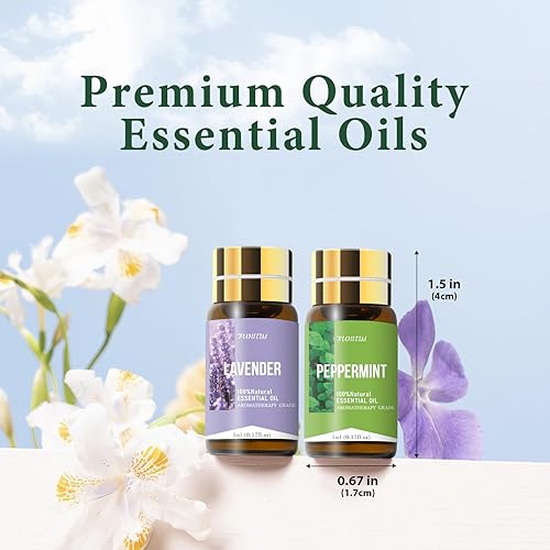 Miniatura 3 de Juego de 90 aceites esenciales 100% naturales, perfecto para difusor, masaje, jabón, fabricación de bombas de baño de velas, 90 x 0.2 fl oz