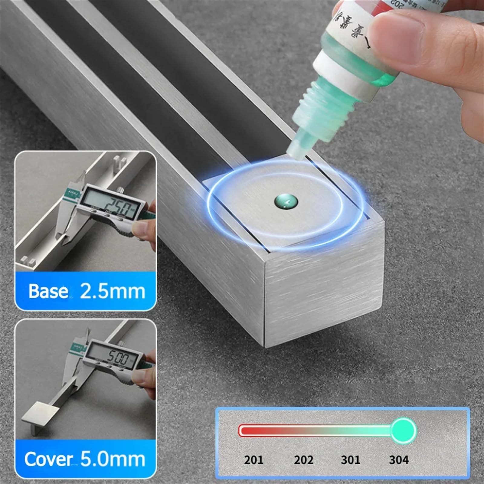 Desagüe de ducha lineal de acero inoxidable 304 cepillado para baño con inodoro estrecho, tira de drenaje larga y gruesa, desagües laterales de 30 cm de largo y 3,2 cm de ancho (cepillado, 5
