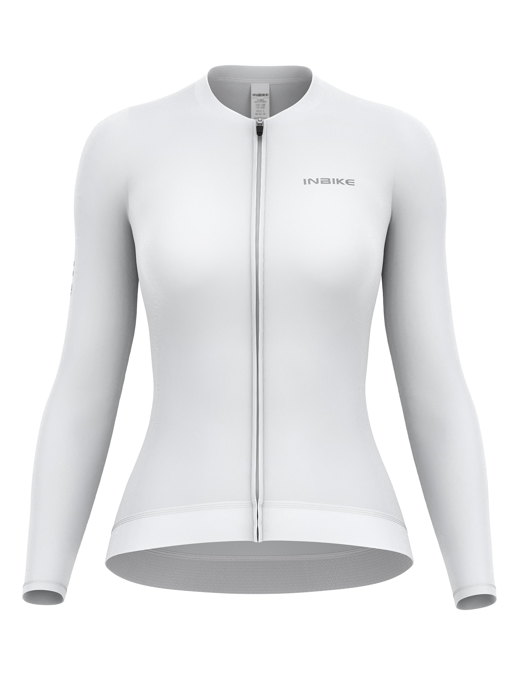INBIKE Radtrikot Fahrradtrikot Damen Langarm mit 3 Taschen UV-Protect Atmungsaktiv Schnelltrocknend Fahrradsport Frauen WFL880