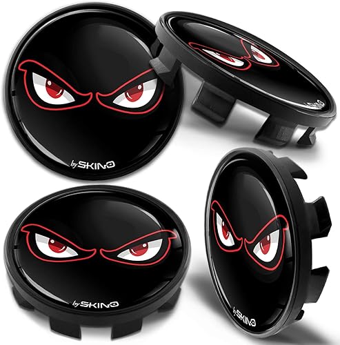 4 tapas centrales de aleación de 2.677 in compatibles con tapacubos BMW 36136783536, color negro CB 7