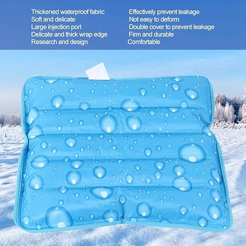 Miniatura 3 de Cojín fresco, cojín de refrigeración por agua, alfombrilla de enfriamiento extraíble para asiento de automóvil, almohadilla de hielo de agua, 1 #,2